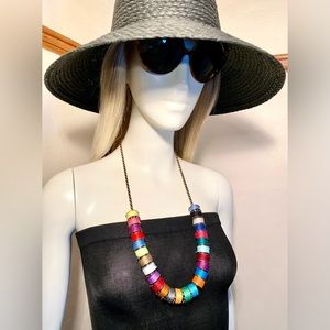 VINTAGE Necklace - Made from Sewing Bobbins